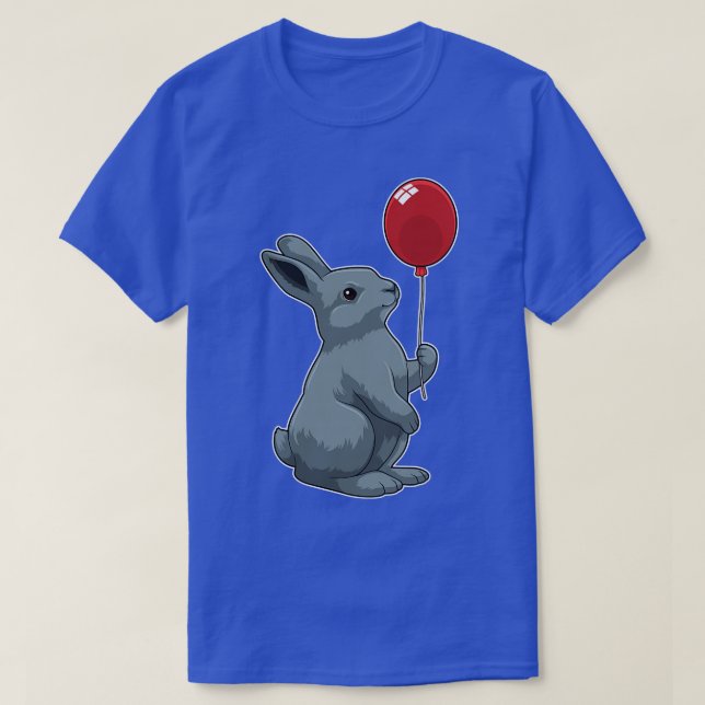 Rabbit with Balloon T-Shirt (Design Front)