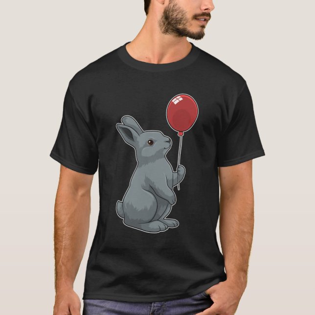 Rabbit with Balloon T-Shirt (Front)