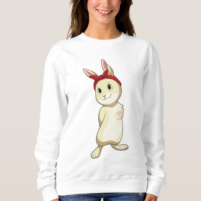 Rabbit with Bandana Sweatshirt (Front)