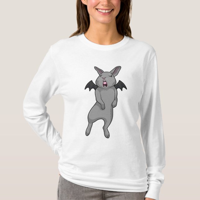 Rabbit with Bat wing T-Shirt (Front)