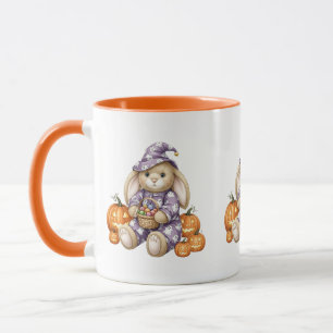 Rabbit with Candy, Halloween, Author Natasha Us   Mug