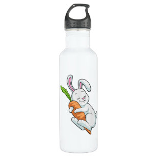Rabbit with Carrot 710 Ml Water Bottle