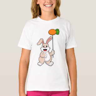 Rabbit with Carrot as Balloon.PNG T-Shirt