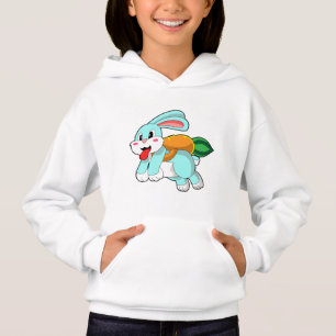 Rabbit with Carrot as Rocket