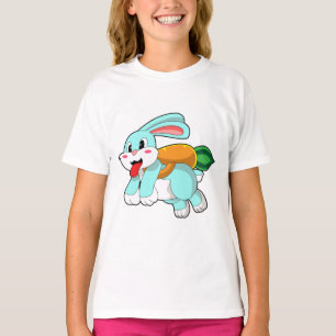 Rabbit with Carrot as Rocket T-Shirt