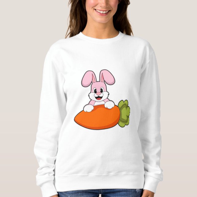 Rabbit with Carrot Sweatshirt (Front)
