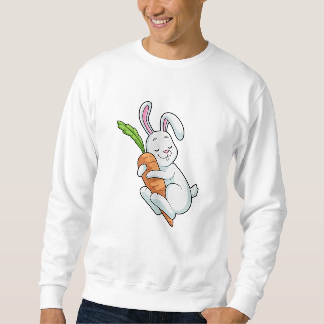 Rabbit with Carrot Sweatshirt (Front)