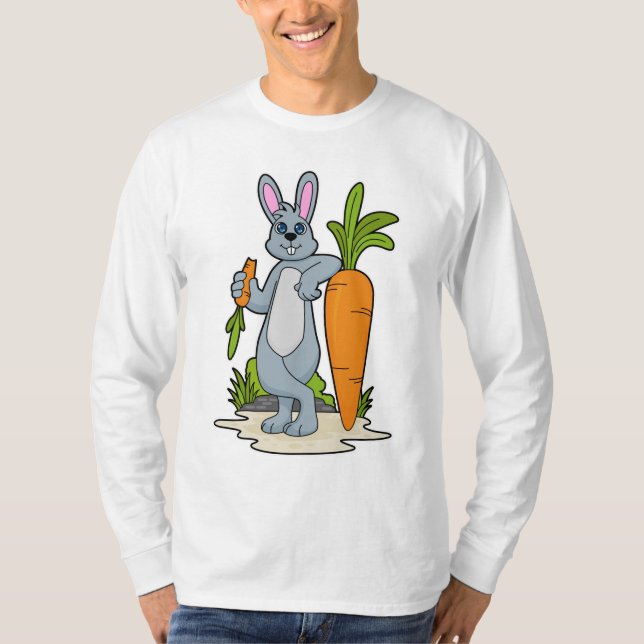 Rabbit with Carrot T-Shirt (Front)