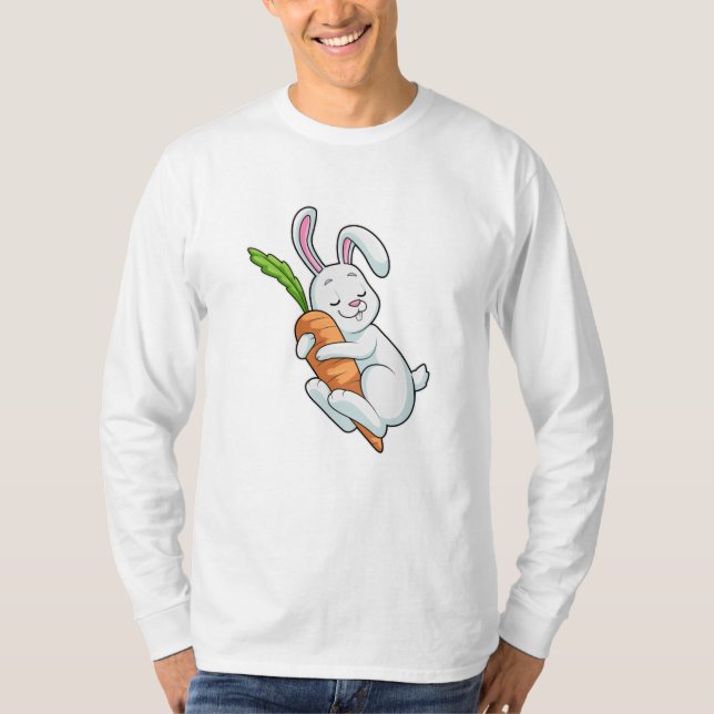 Rabbit with Carrot T-Shirt (Front)