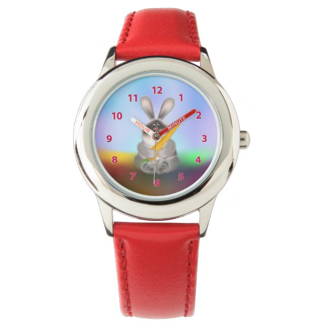 Rabbit with Carrot Watch (Front)