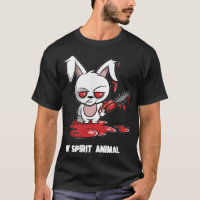 Rabbit with Chainsaw My Spirit Animal Evil Bunny