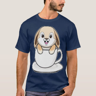 Rabbit with Coffee Cup T-Shirt