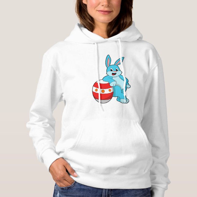 Rabbit with Easter egg Hoodie (Front)