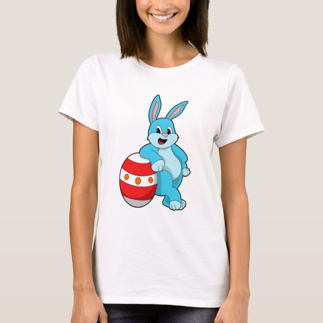 Rabbit with Easter egg T-Shirt (Front)