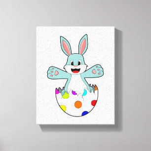 Rabbit with Egg Canvas Print