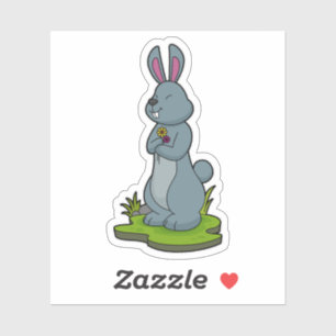 Rabbit with Flowers