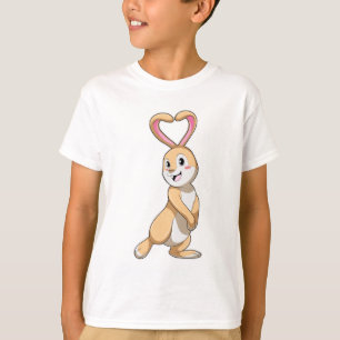 Rabbit with Heart T-Shirt