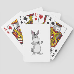 Rabbit with Top hat & Bow tie Playing Cards