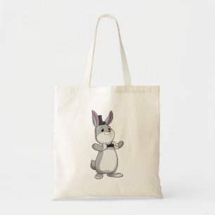 Rabbit with Top hat & Bow tie Tote Bag