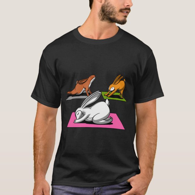 Rabbit Yoga T-Shirt (Front)