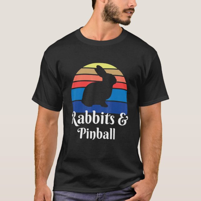 Rabbits And Pinball T-Shirt (Front)