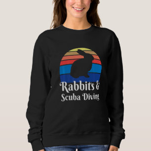 Rabbits And Scuba Diving Sweatshirt
