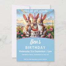 Rabbits Birthday Bash