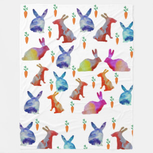 Rabbits Heaven, Easter Fleece Blanket