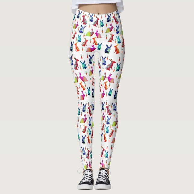 Rabbits Heaven, Easter Leggings (Front)