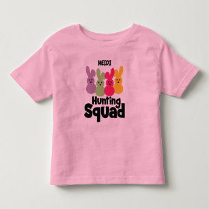 "RABBITS HUNTING SQUAD" PERSONALIZED TODDLER T-S T-SHIRT