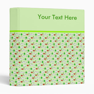 Rabbits in the Vegetables Cartoon Pattern Binder