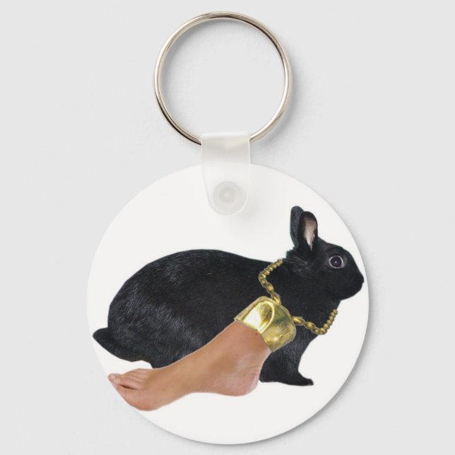 Rabbit's Lucky Human Foot Keychain (Front)