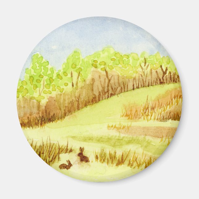 Rabbits Magnet (Front)