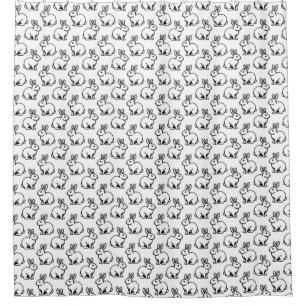 Rabbits Pattern - Black and White