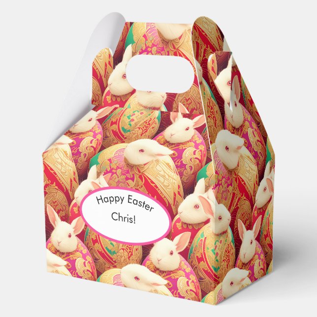 Rabbit's Royal Dress Code Favor Box (Front)