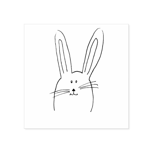 Rabbits Rubber Stamp (Imprint)