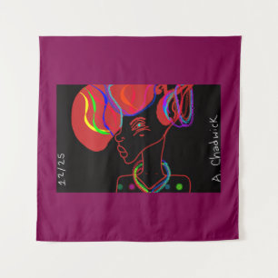  Rabbit's Stylish Christmas  Tapestry