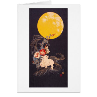 Rabbits with Full Moon