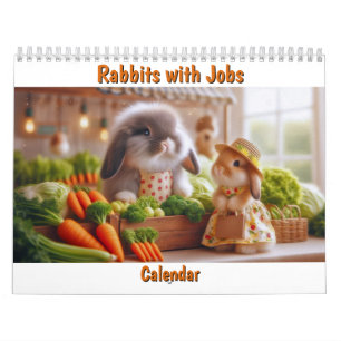 Rabbits with Jobs Calendar
