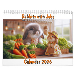 Rabbits with Jobs Calendar
