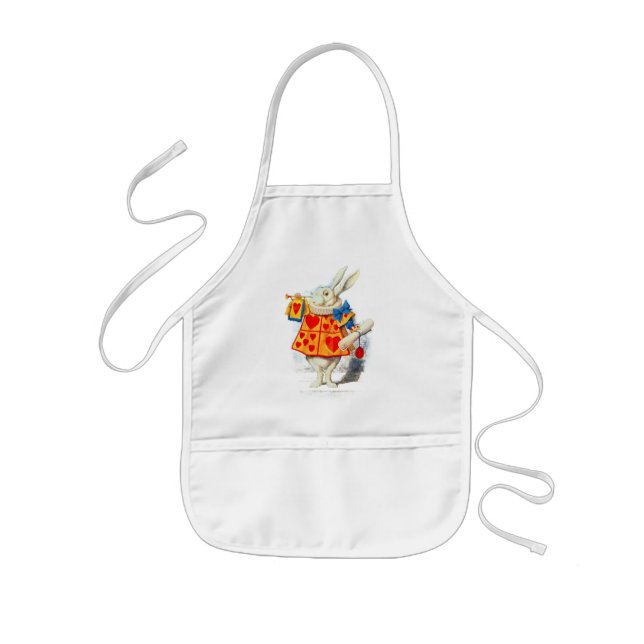 Rabbitt from Alice in Wonderland 2 ~Apron Kids Apron (Front)