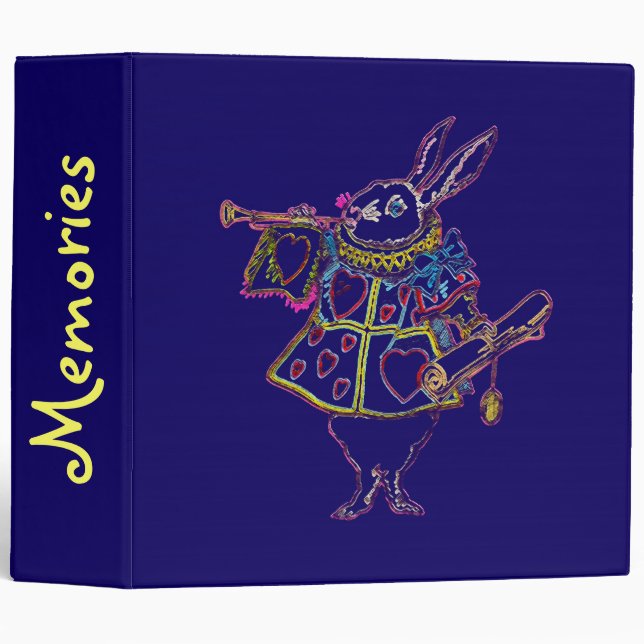 Rabbitt in Alice Wonderland ~ Binder Album (Front/Spine)