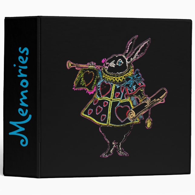 Rabbitt in Alice Wonderland - Binder Album (Front/Spine)