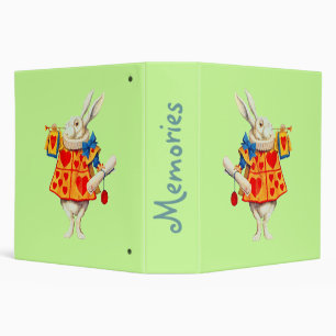 Rabbitt in Alice Wonderland ~ Binder / Photo Album