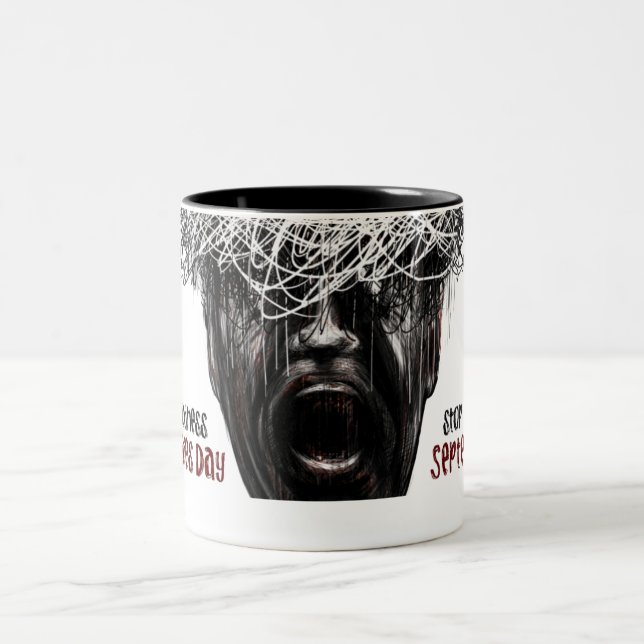 Rabies is Madness - Stop the Insanity Mug (Center)