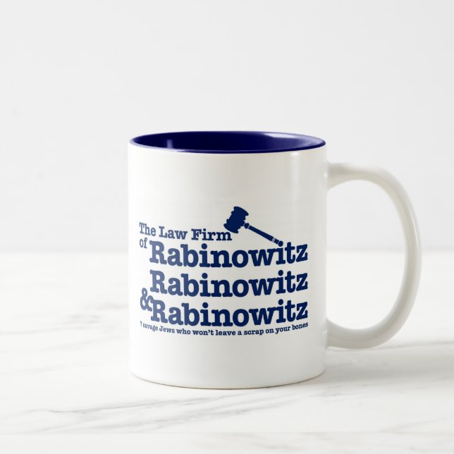 Rabinowitz Rabinowitz & Rabinowitz Two-Tone Coffee Mug (Right)