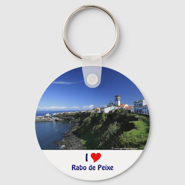 Rabo de Peixe - Azores Keychain (Front)