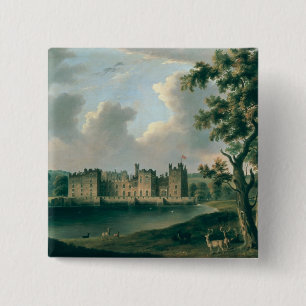 Raby Castle 2 Inch Square Button
