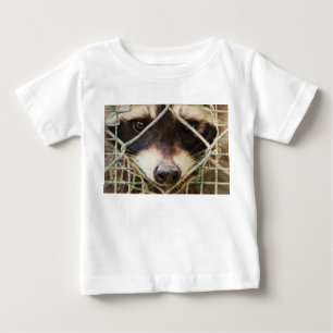 raccon  on Toddler Ruffle Tee