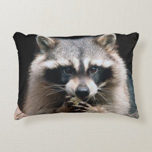 Raccoon 004 accent pillow